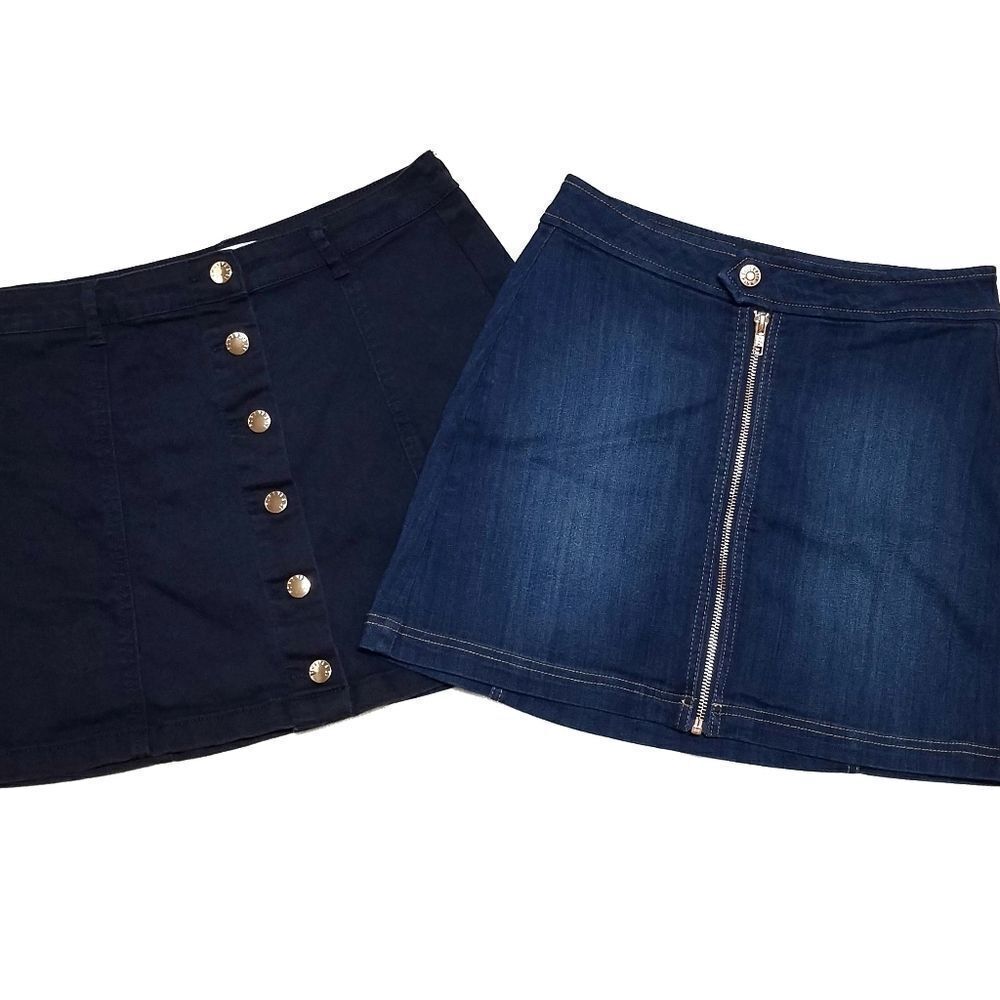 𝅺BUNDLE Denim Skirts Celebrity Pink Forever 21